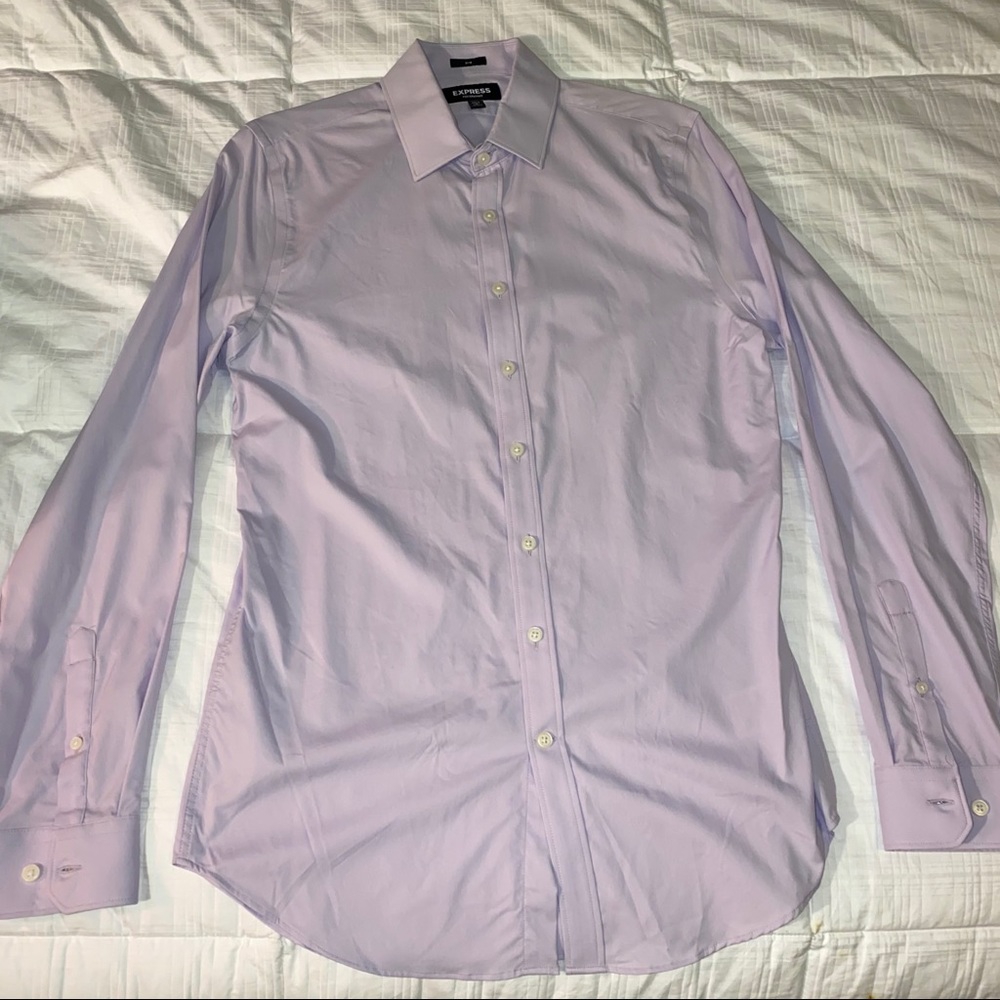 Men’s Lavender Button Down